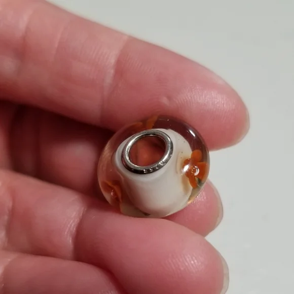 2 x Trollbeads OOAK Bubble Flowers - Picture 8 of 11